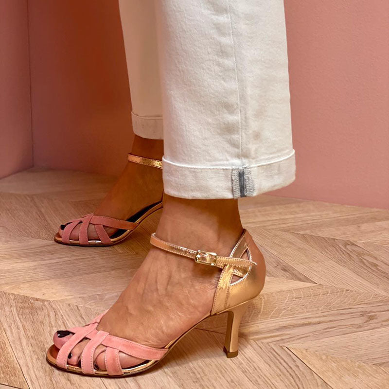 Calista - High Heel Orthopedic Sandals with Open Toe