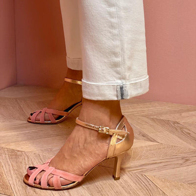 Calista - High Heel Orthopedic Sandals with Open Toe